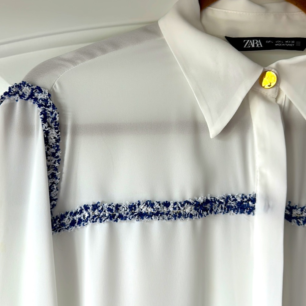 Lightweight button-down Zara shirt